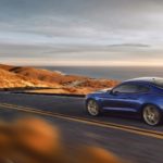 2018 Ford Mustang V8 GT Performace Pack - Kona Blue Exterior - Rear Quarter - Dynamic