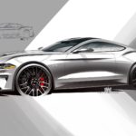 2018 Ford Mustang V8 GT - Sketch - Exterior - Side - Static