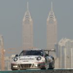 24h Dubai 2017 Porsche 911 GT3 R - City Backdrop