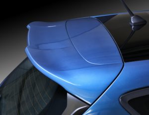 2017 Ford Fiest ST - Blue Exterior - Roof Spoiler