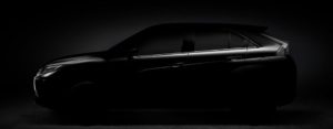 2017 Mitsubishi Eclipse Cross - Black & White - Side - Teaser