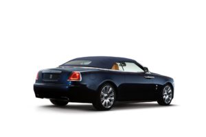2017 Rolls-Royce Dawn - Blue Exterior - Rear Side Quarter - Top Up