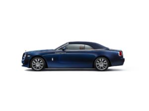2017 Rolls-Royce Dawn - Blue Exterior - Side Quarter - Top Up