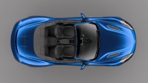 2018 Aston Martin Vanquish S Volante - Blue Exterior - Overhead