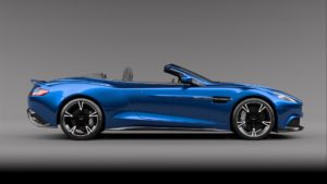 2018 Aston Martin Vanquish S Volante - Blue Exterior - Side