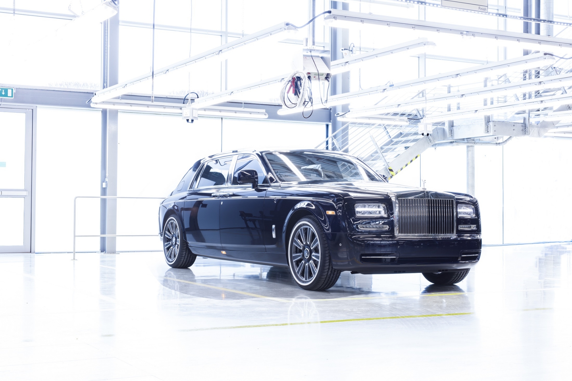 The Last Rolls-Royce Phantom VII - Black Exterior - Front Side Quarter
