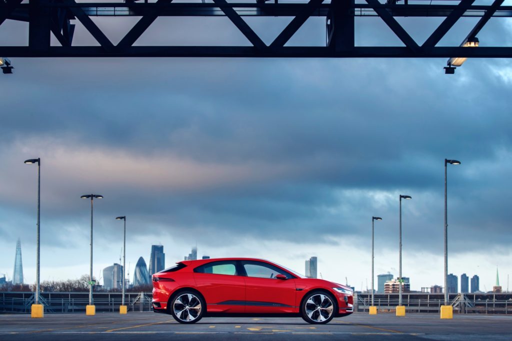2018 Jaguar I-PACE - Red Exterior - Side Profile - Static