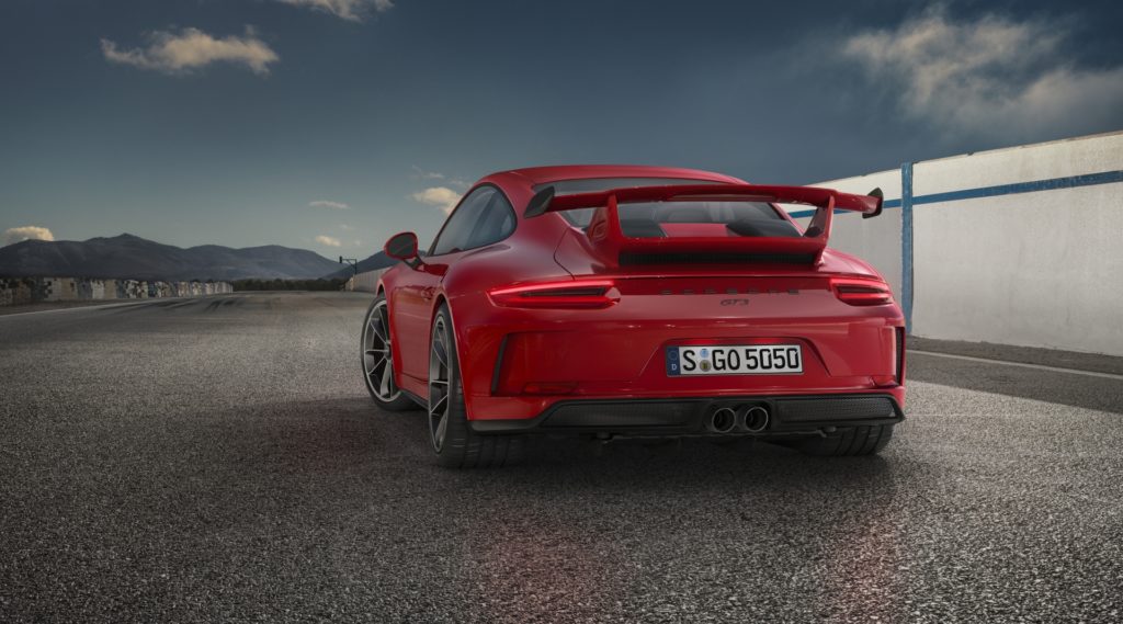 2018 Porsche 911 GT3 - Red Exterior - Front Side - Static