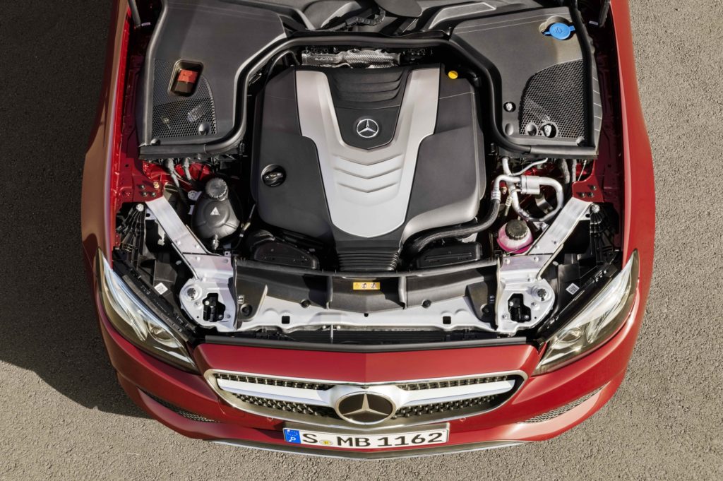 2017 Mercedes-Benz E-Class Coupe - Red Exterior - Engine Bay