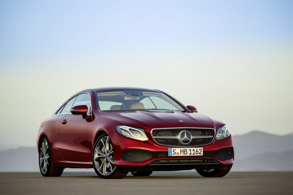 2017 Mercedes-Benz E-Class Coupe - Red Exterior - Front Side Quarter - Static