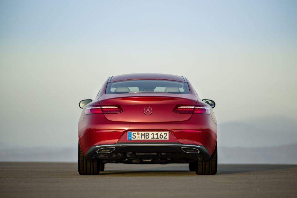 2017 Mercedes-Benz E-Class Coupe - Red Exterior - Rear - Static