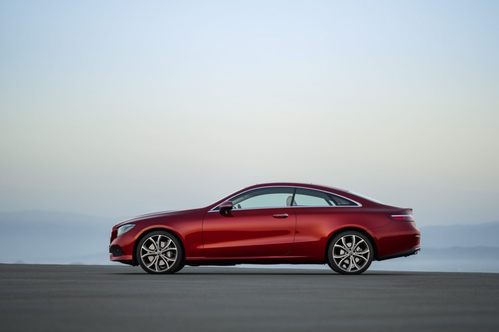 2017 Mercedes-Benz E-Class Coupe - Red Exterior - Side - Static