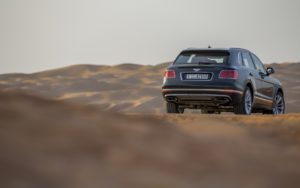 Bentley Bentayga Falconry by Mulliner - Rear Side Quarter - Static