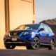 Nissan Middle East launches the refreshed 2018 Nissan Pathfinder - Blue Exterior - Front Right Side Exterior - Static