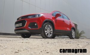 2017 Chevrolet Trax LT - Red Exterior - Front Side View - Low