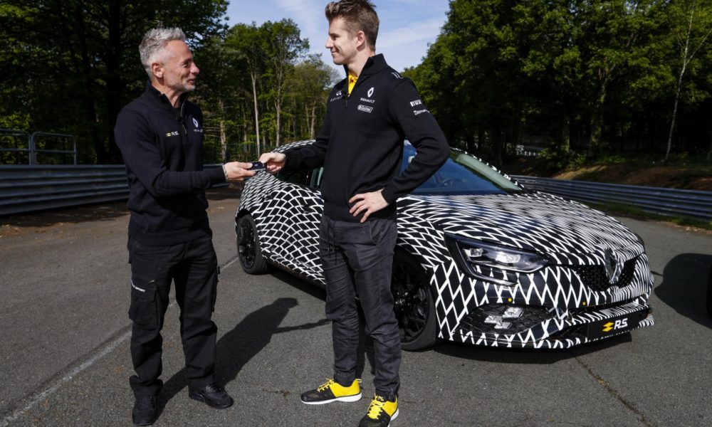 2018 Megane Renault Sport - Nico Hulkenberg With Renault Personnel