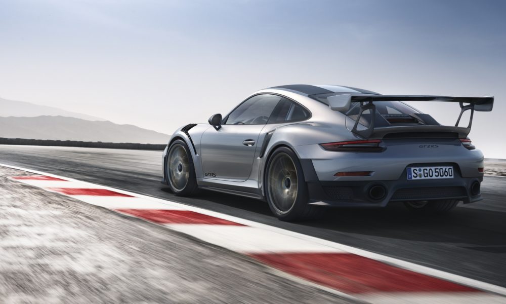 2018 Porsche 911 GT2 RS - Grey Exterior - Rear Right Side View