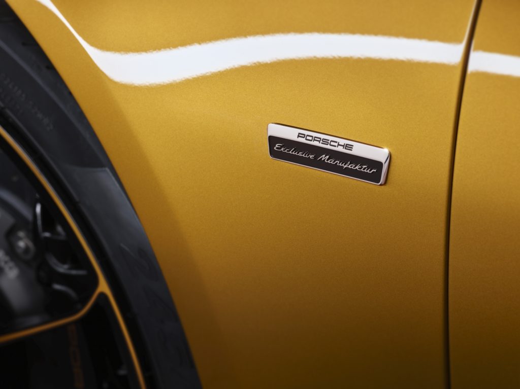 2018 Porsche 911 Turbo S Exclusive Series - Yellow Exterior - Fender Badging