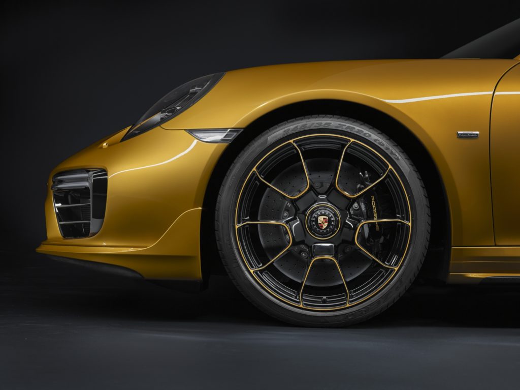 2018 Porsche 911 Turbo S Exclusive Series - Yellow Exterior - Front Wheels