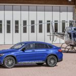 2017 Mercedes-Benz GLC 250 4MATIC Coupe Review - Blue Exterior - Side View - Static