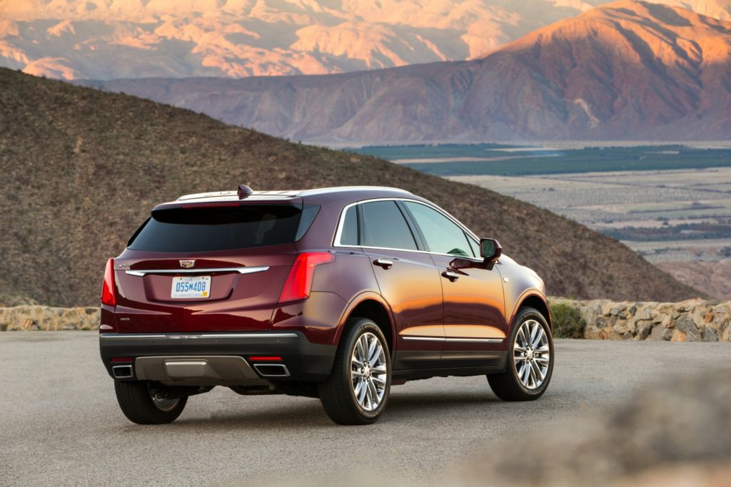 2017 Cadillac XT5 Review - Red Exterior - Rear Side View
