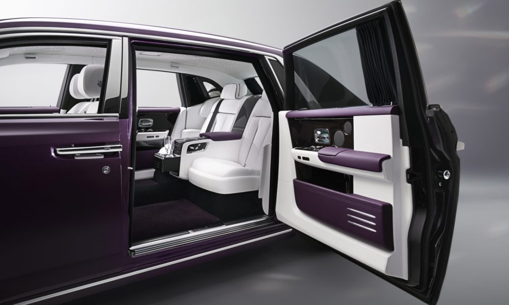 2018 Rolls-Royce Phantom VII - White & Purple Interior - Rear-hinged Rear Doors