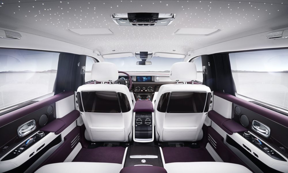 2018 Rolls-Royce Phantom VII - White & Purple Interior - Seats & Starlight Roofline