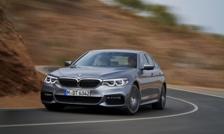 2017 BMW 540i Review - Grey Exterior - Front View - Dynamic