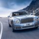 2017 Bentley Mulsanne Review - Light Blue Exterior - Front Side View - Dynamic