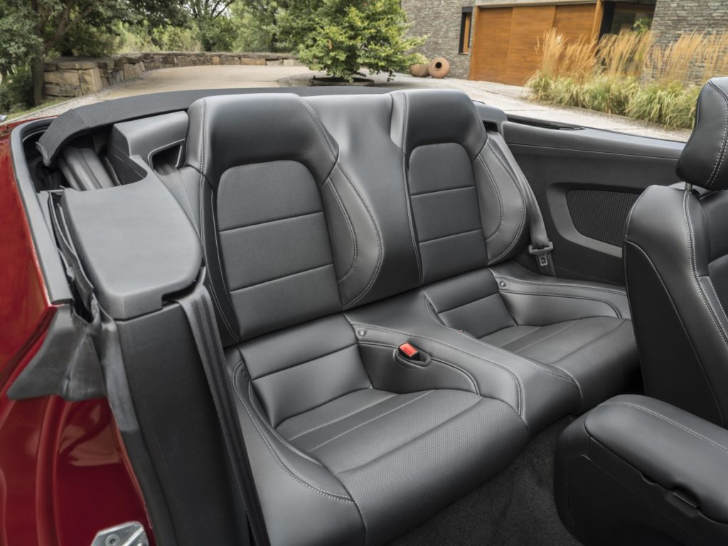 2018 Ford Mustang Convertible - Interior - Rear Seats