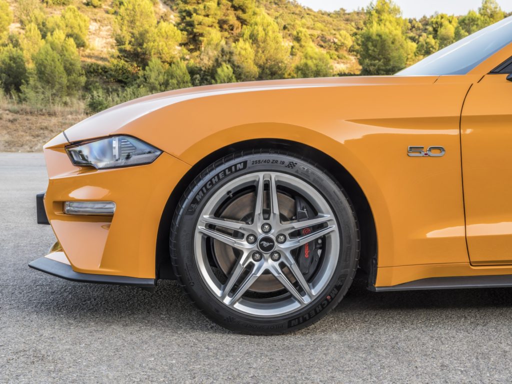 2018 Ford Mustang GT Coupe - Orange Exterior - 19-inch Alloy Wheels