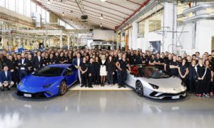 Automobili Lamborghini - 7000 Aventador & 9000 Huracan Sales Achieved - Factory Picture - Lamborghini production hits a new high