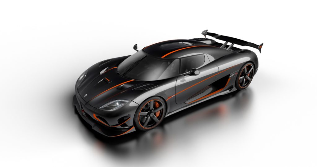 Koenigsegg Agera RS - Front Side View - Overhead