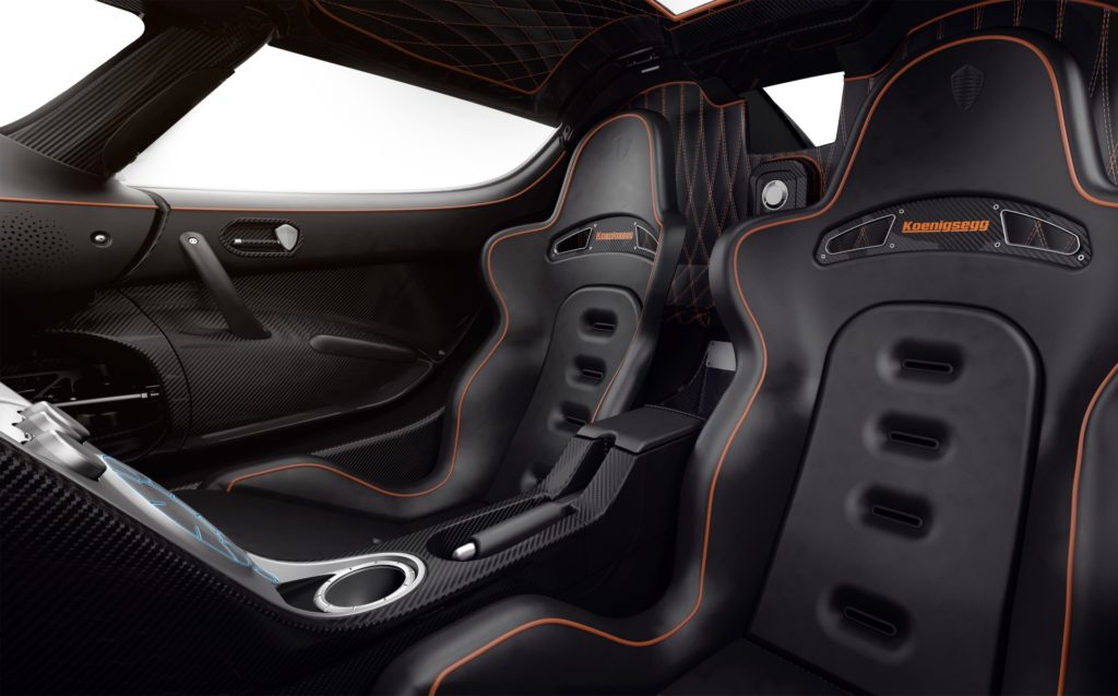 Koenigsegg Agera RS - Interior - Front Seats