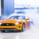 2018 Ford Mustang - Orange Exterior - Front Side View - Launch Event