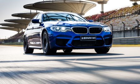 2018 BMW M5 - Blue Exterior - Front Side View
