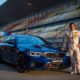 2018 BMW M5 - Blue Exterior - Front Side View - With Bruno Spengler