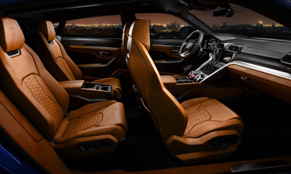 2018 Lamborghini Urus SUV - Interior Seating - Tan Leather