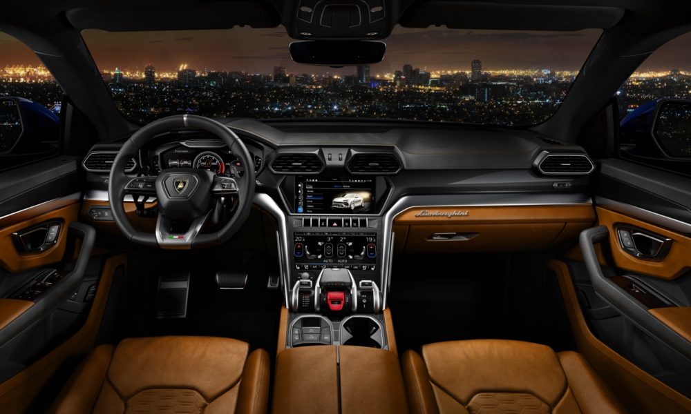 2018 Lamborghini Urus SUV - Interior - Tan Leather