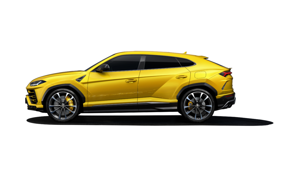 2018 Lamborghini Urus SUV - Yellow Exterior - Side View