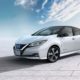 2018 Nissan LEAF - White Exterior - Front Side View