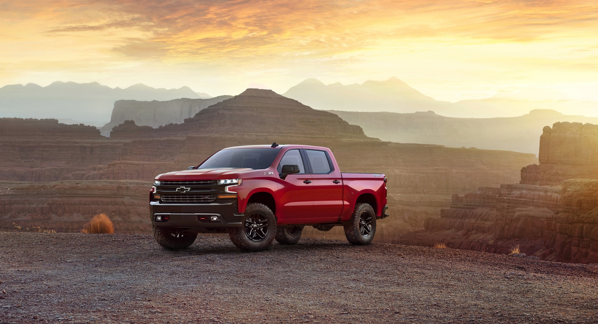 2019 Chevrolet Silverado 1500 Z71 - Red Exterior - Front Side View